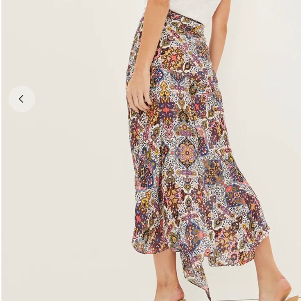 Veronica Beard MAC TAPESTRY-PRINT SKIRT, Size 0